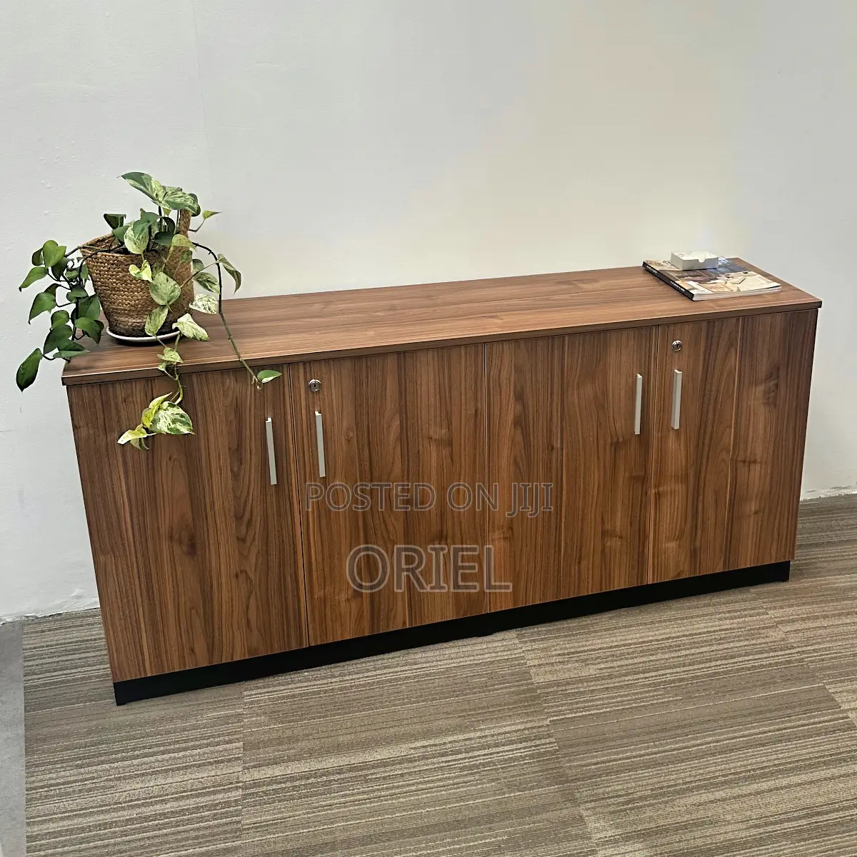 Office Credenza : Office 4-Door Storage Credenza