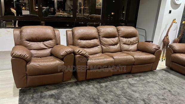 Mint Condition Recliner Sofa Set - thumbnail 4