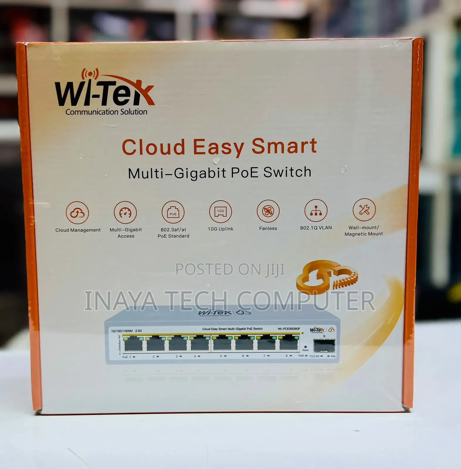 Wi-Tek Wi-Pces509gf Cloud Easy Smart Poe Switch .