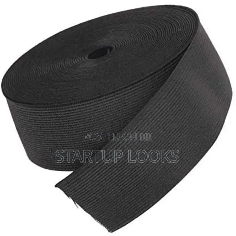 2 Inch Sewing Elastic Band Roll Black