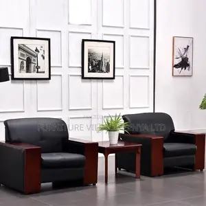 Executive 5-Seater Leather Sofa With Handrest