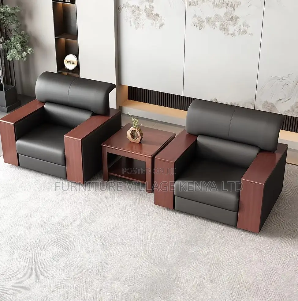 Executive 5-Seater Leather Sofa With Handrest