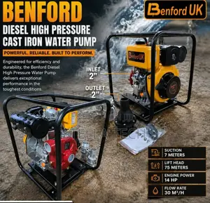 Benford Uk Diesel High Pressure Cast Iron Water Pump