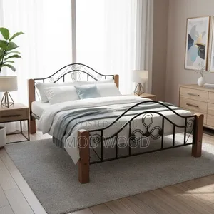 Royal Forge Wood Metal 5ft by 6ft Bed Frame