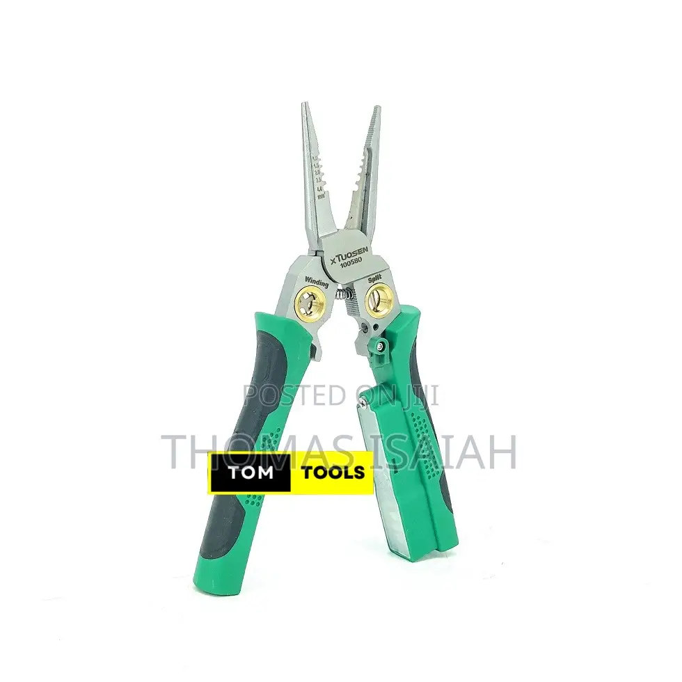 9 in 1 Electrician Pliers Stripper Twister With Beeping Led Tester