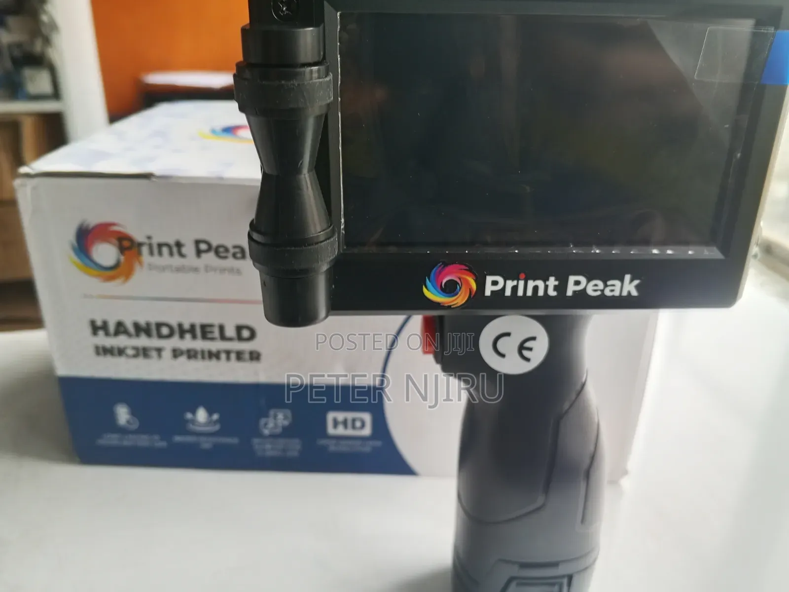 Print Peak Handheld Inkjet Printer for Multi-Surface Printing
