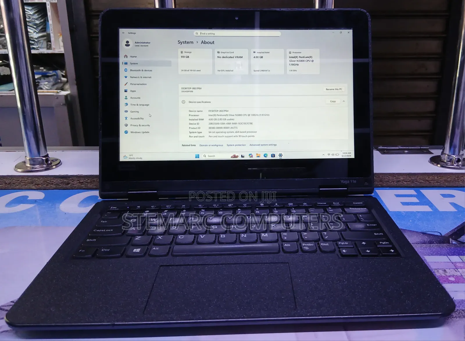Laptop Lenovo Yoga 11e 4GB Intel Celeron SSD 128GB