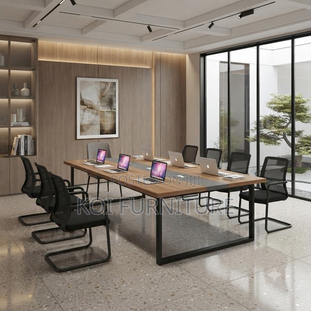 Boardroom Table; 2.4 Meter Executive Conference Boardroom Table - thumbnail 2
