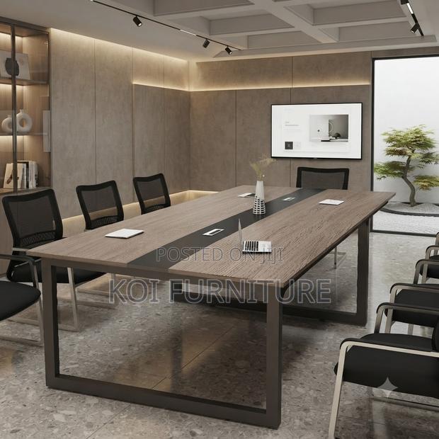 Boardroom Table; 2.4 Meter Executive Conference Boardroom Table - thumbnail 4