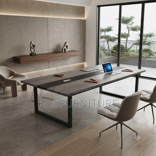 Boardroom Table; 2.4 Meter Executive Conference Boardroom Table - thumbnail 5