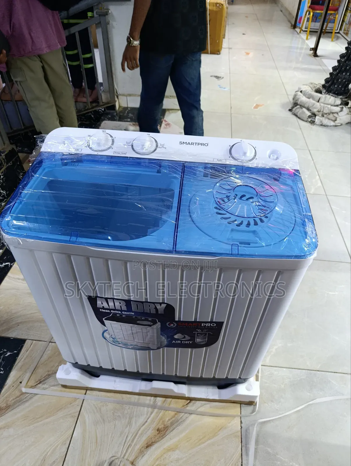 Smartpro 8kg Twin Tub Semi Automatic Washing Machine