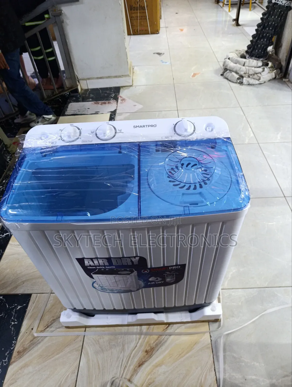 Smartpro 8kg Twin Tub Semi Automatic Washing Machine