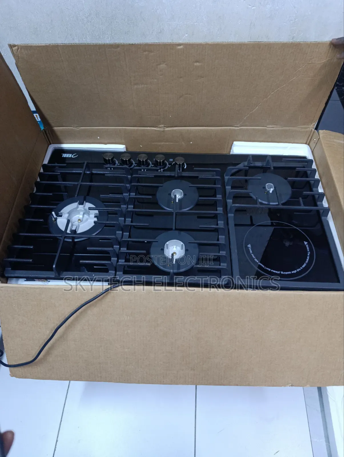 Khal 90cm Built in Hob 4g+1 E