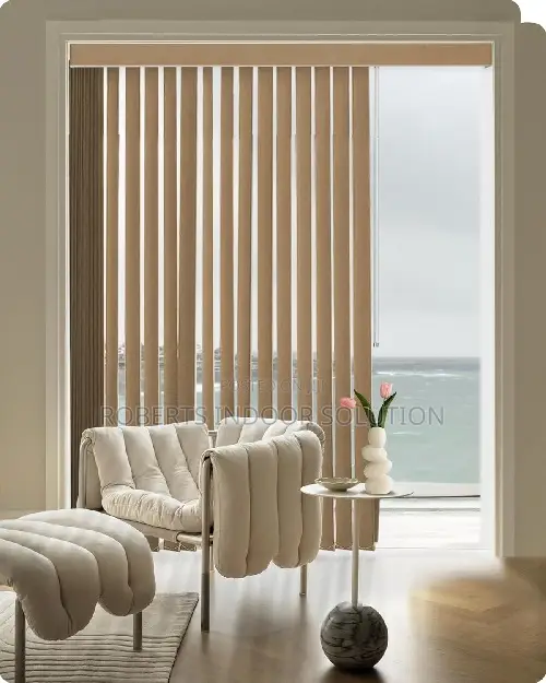 Coffee Brown Vertical Blinds
