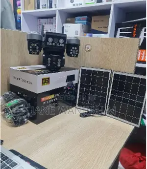 4g Lte Solar Powered Triple Lens Outdoor PTZ Security Camera