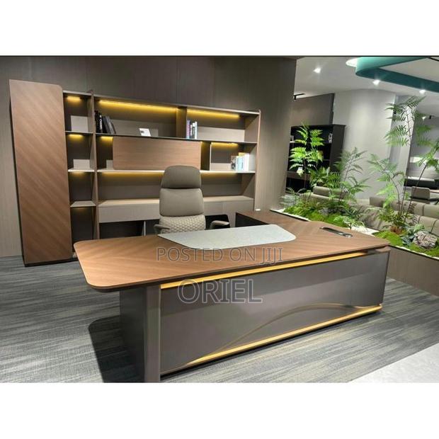Office Desk : 2.2m Modern Executive Desk - thumbnail 3