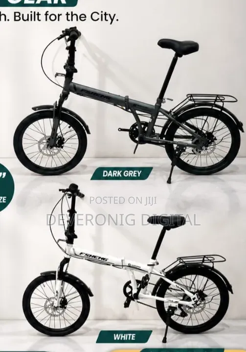 Foldable Bicycle With Gear Size