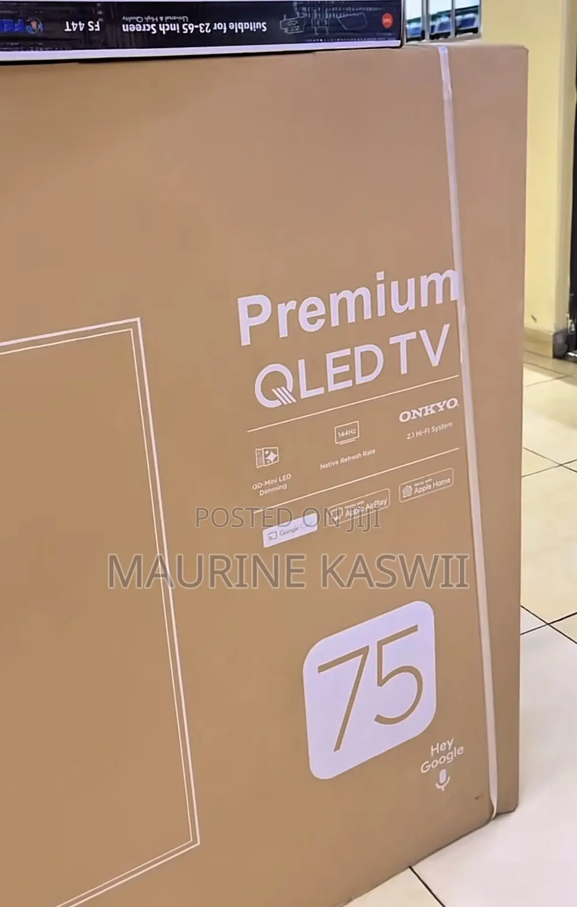TCL 75” Inches 75p8l Premium Qd -Miniled 4 K Smart Series