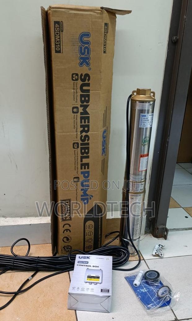 Usk Submersible Borehole Pump/Best Usk 0.75hp Water Pump