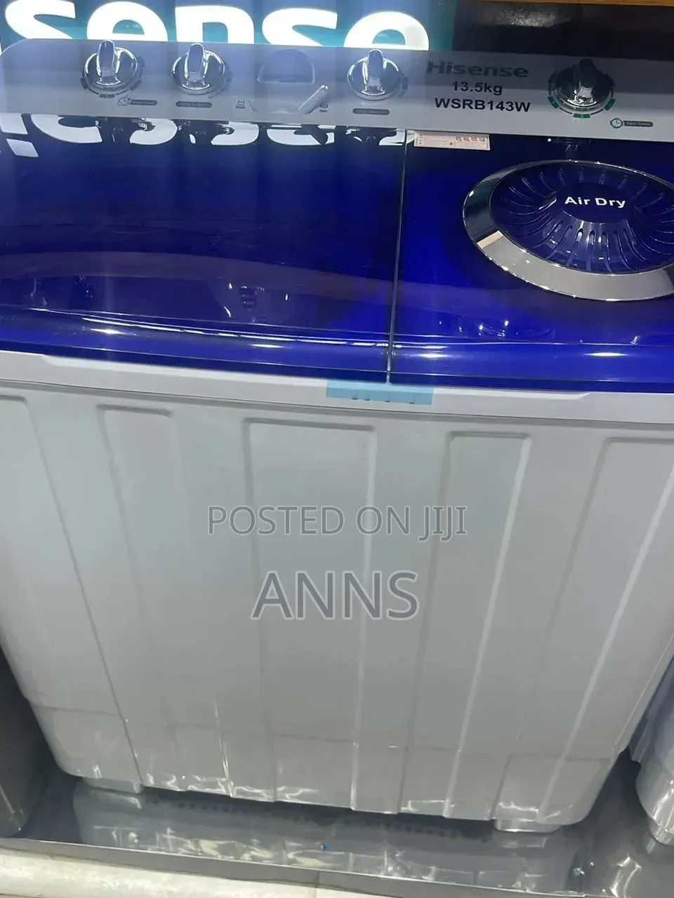 Hisense Twin Tub Semi Automatic Washing Machine