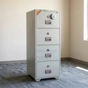 Office Safe : 266kgs 4-Drawers Fireproof Cabinet Safe