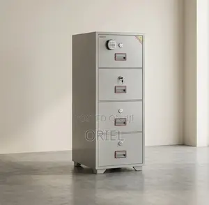 Office Safe : 266kgs 4-Drawers Fireproof Cabinet Safe