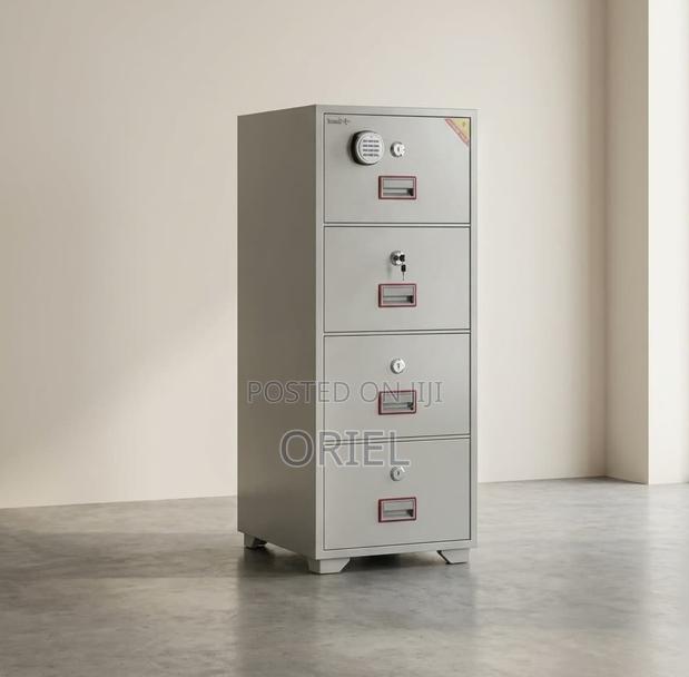 Office Safe : 266kgs 4-Drawers Fireproof Cabinet Safe - thumbnail 3
