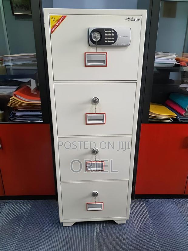 Office Safe : 266kgs 4-Drawers Fireproof Cabinet Safe - thumbnail 5