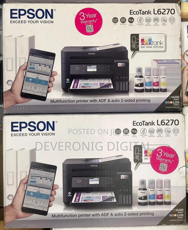 Epson Ecotank L6270 A4, Wi-Fi, Duplex (All-in-One) Ink Tank Printer