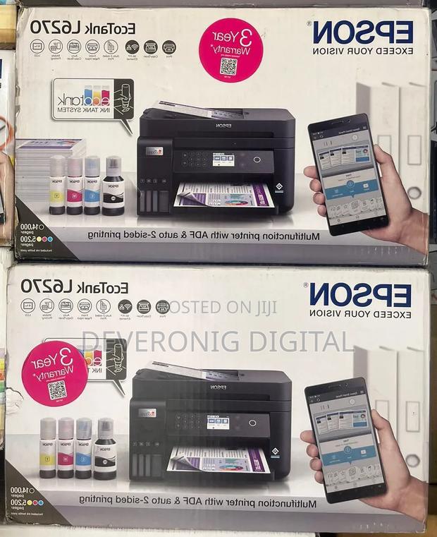 Epson Ecotank L6270 A4, Wi-Fi, Duplex (All-in-One) Ink Tank Printer - thumbnail 2