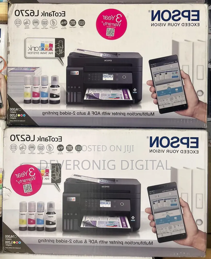 Epson Ecotank L6270 A4, Wi-Fi, Duplex (All-in-One) Ink Tank Printer