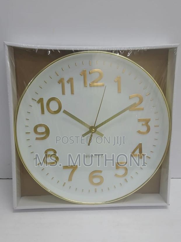 30 Cm Decorative Minimalist Battery Powered Wall Clock.* - thumbnail 2