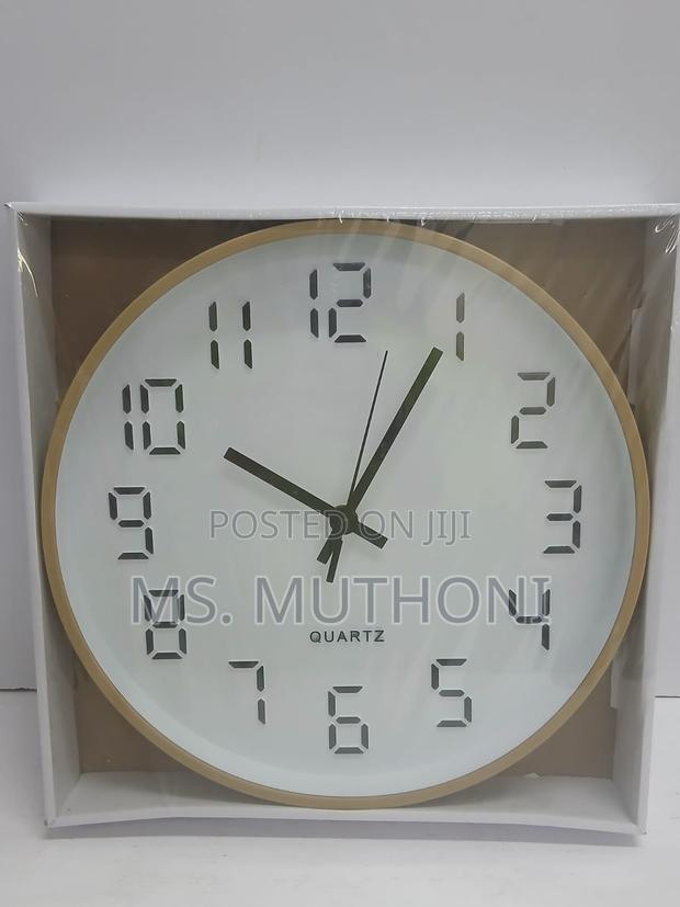 30 Cm Decorative Minimalist Battery Powered Wall Clock.* - thumbnail 3