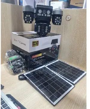 360° 4g Solar PTZ Camera – Triple Lens, Dual Solar Panels