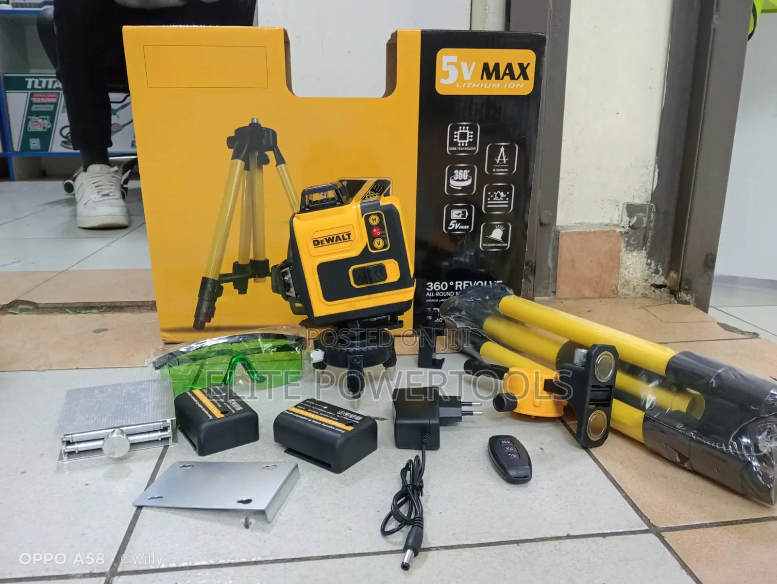 Dewalt 360° Self-Leveling Green Laser Level – Heavy Duty | Brand New