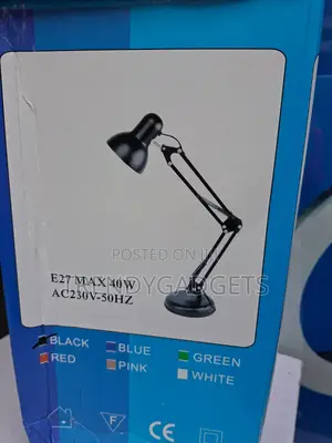 Adjustable Swing Arm Desk Lamp E27 Study Reading Light