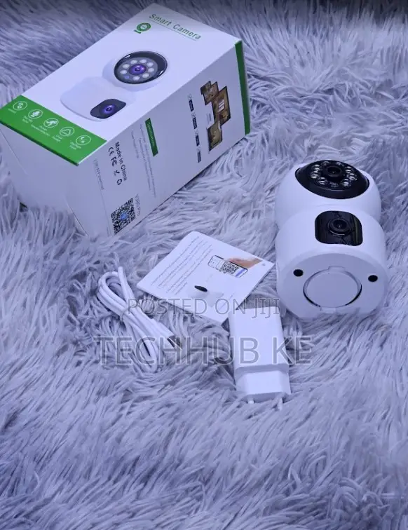 Dual Lens Smart Wifi Security Camera 360° Camera With Night Vision