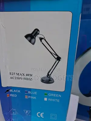 Metal Desk Lamp With E27 Holder for Office and Study