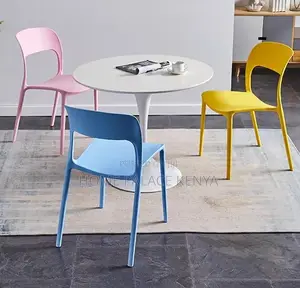 Balcony Set; Multi Coloured Pp Chairs and Table Set for Balcony