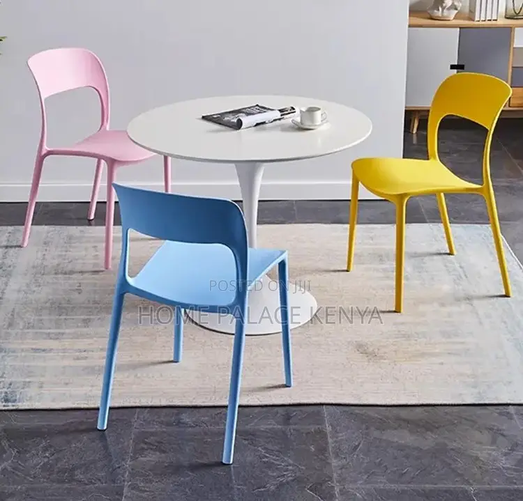 Balcony Set; Multi Coloured Pp Chairs and Table Set for Balcony