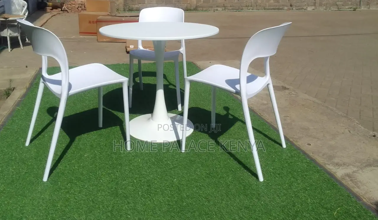 Balcony Set; Multi Coloured Pp Chairs and Table Set for Balcony