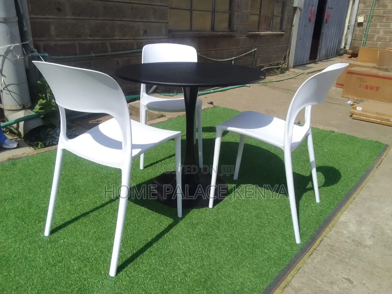 Balcony Set; Multi Coloured Pp Chairs and Table Set for Balcony