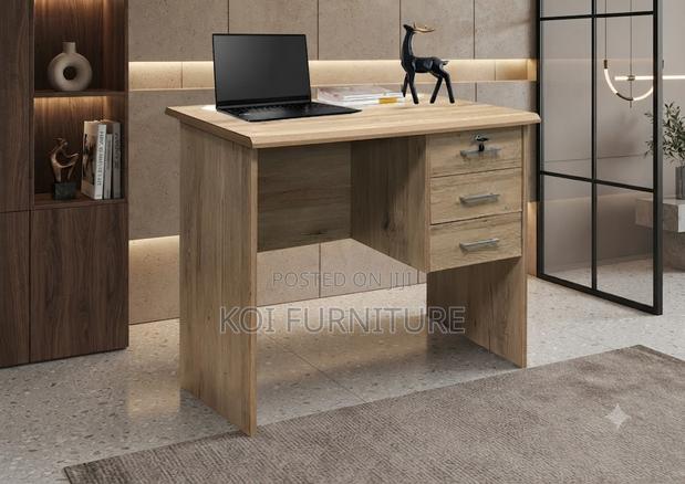 Office Desk; 0.9m Wooden Clerical Study Paper Work Desks - thumbnail 3
