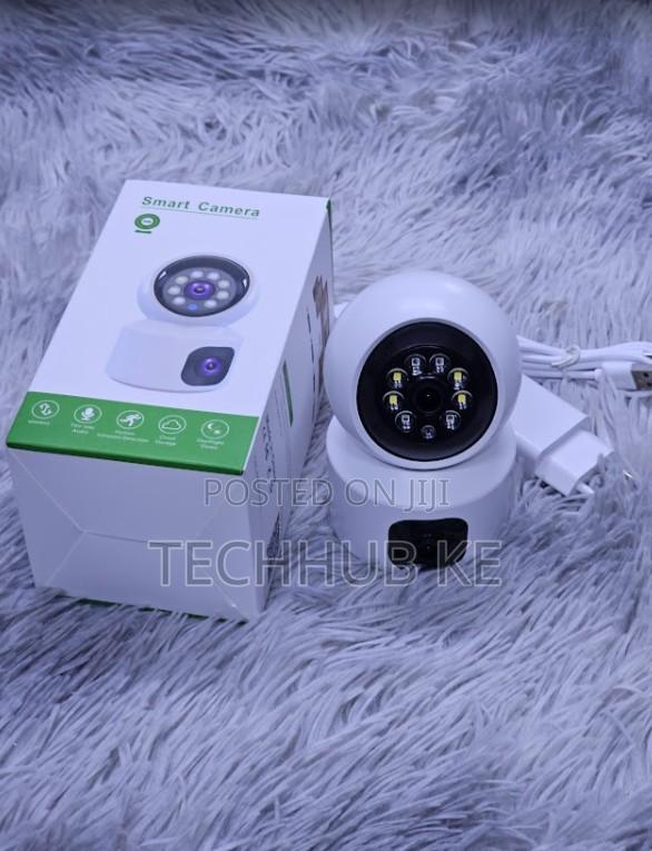 Dual Lens 360° Indoor 4g CCTV Camera Motion Detection Camera