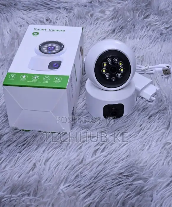 Wireless Wifi Dual Lens Security Camera With Mobile Phone Viewing