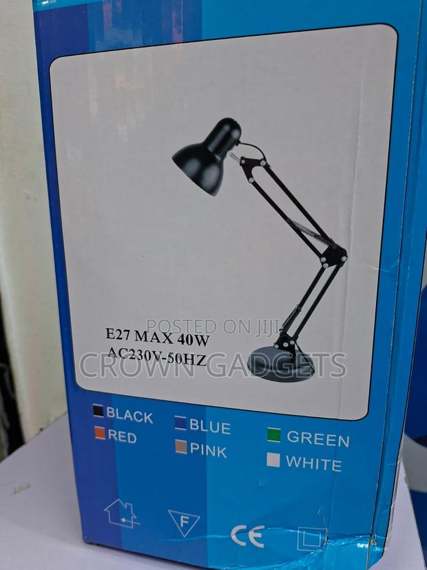 Flexible Metal Desk Lamp 40w for Reading and Working - thumbnail 2