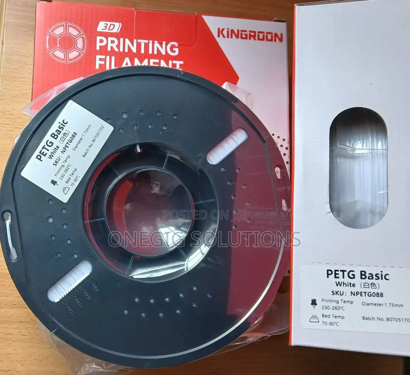White Petg 3d Printing Filaments