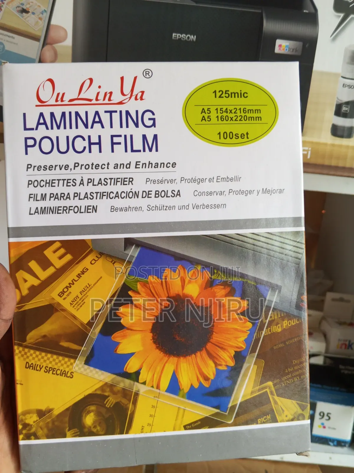 Laminating Pouch A5 Bright Office
