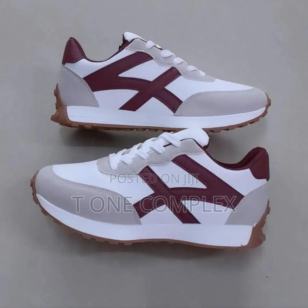 Quality Original Unisex Retro Sneakers Black White Maroon Blue - thumbnail 4
