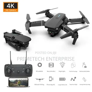 Black Drone With Camera
